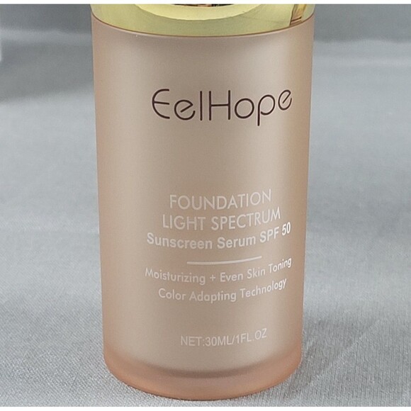 Eelhope Foundation SPF 50 30ml | Color Adapting Serum Sunscreen Makeup - Picture 2 of 6